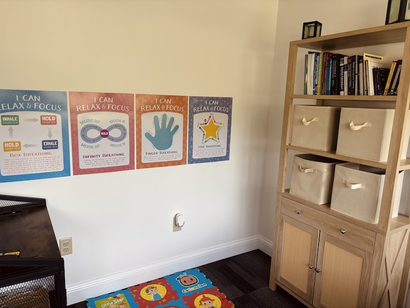 A peaceful view of a therapy office in Pittsburgh, PA from another angle.